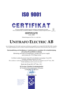 ISO-certifikat 9001 (pdf, 49 kB)