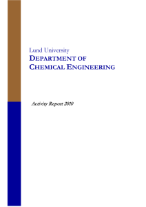 department of chemical engineering