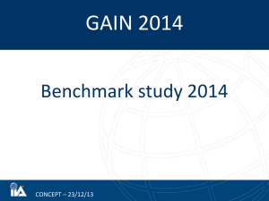 Benchmark study 2014