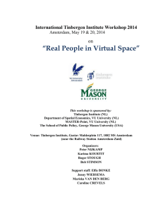 Real People in Virtual Space