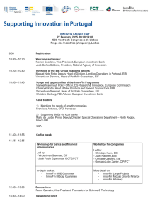 Supporting innovation in Portugal - Programme