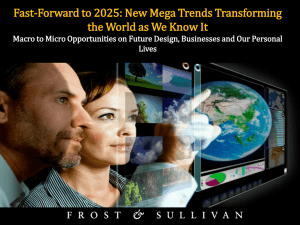 Global Mega Trends and Impact on Future of Mobility