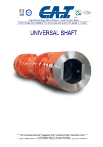 UNIVERSAL SHAFT