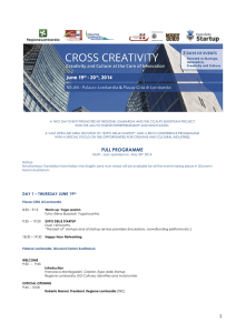 Cross Creativity 2014