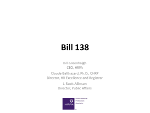 HRPA Bill 138