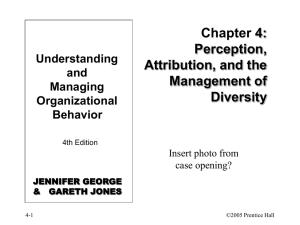Organizational Behavior_Chapter 4