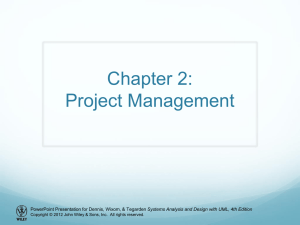 Chapter 2: Project Selection & Management