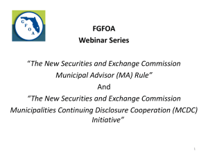 (MA) Rule - Florida Government Finance Officers Association