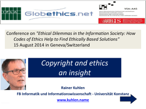 Information ethics