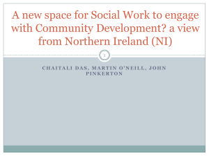Re-engaging community development in social work