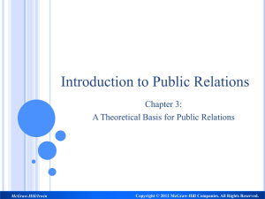 Lesson 3a: Theoretical Basis