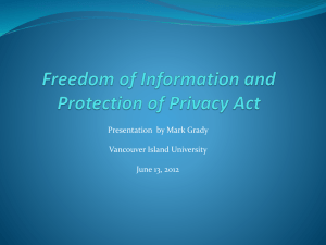 June 13, 2012 - Vancouver Island University