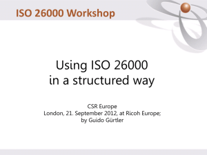 ISO 26000 Workshop - 26k