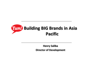 YRI Building BIG Brands in Asia-Pacific - Henry Saliba