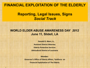 Financial Exploitation for Social Workers