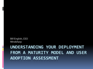 SharePoint Maturity Model and User Adoption Assessments