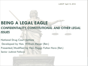 Being a Legal Eagle: Confidentiality, Ethical and