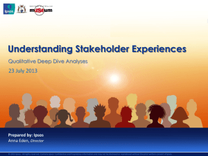 WAM Stakeholder Satisfaction Report