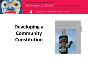 PowerPoint - The BC Assembly of First Nations