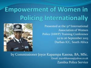 Empowering women in policing 225.09.13