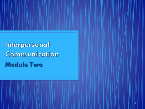Module-2-Interpersonal-Communication