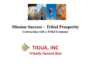 John Baily 8A tribal companies - National Contract Management