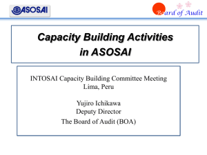 20 asosai - INTOSAI Capacity Building Committee
