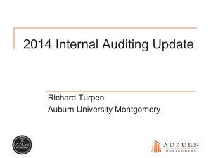 September Presentation - Turpen-IIA - The Institute of Internal Auditors
