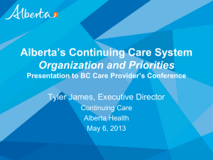 Presentation - BC Care Providers