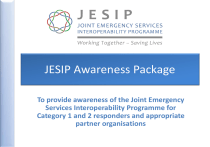 JESIP Awareness Package for Emergency Responders