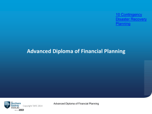 1 The Financial Planning Environment