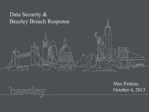 Beazley Breach Response - Information Technology Services