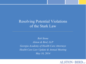 Resolving Potential Violations of the Stark Law