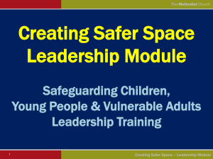 Creating Safer Space Leadership Module