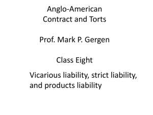 Vicarious liability