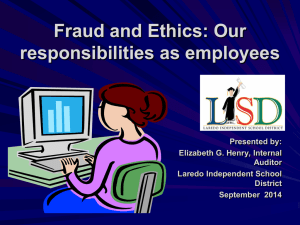 Fraud & Ethics Training
