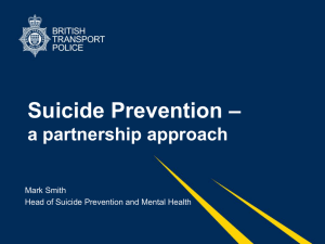 Suicide Prevention - The Cultural Consultation Service