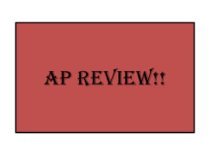 AP Review games
