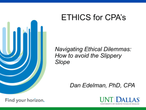 Navigating Ethical Dilemmas: How to avoid the Slippery