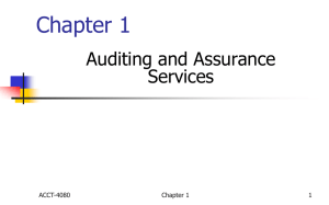 1. What is Auditing? - University of Nebraska Omaha