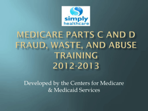 Fraud, Waste, and Abuse Training