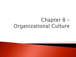 Organizational Culture Presentation - Kyle Shulfer