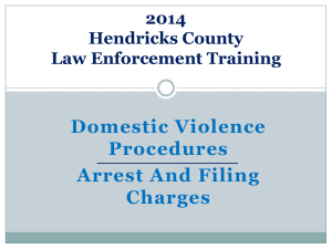 Domestic Violence Procedures Power Point