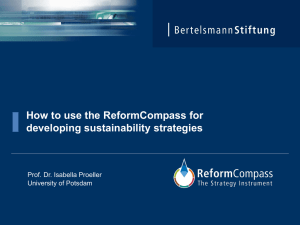 ReformCompass – The Strategy Instrument