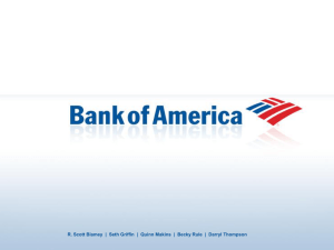 Bank of America Strategic Analysis (PPT - r
