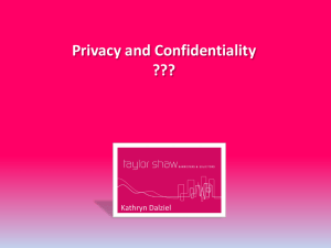 Privacy HIPC 2014