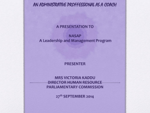 AN ADMINISTRATOR PROFFESSIONAL AS A