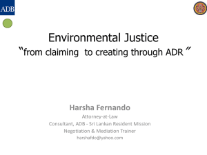 Environmental Justice - Asian Judges Network on Environment (AJNE)