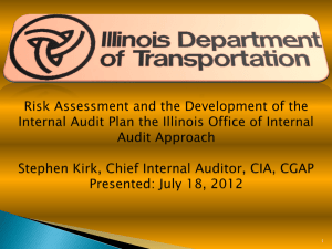 Stephen Kirk - AASHTO - Internal/External Audit Subcommittee