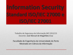 G4T9-ISO.27000.final-pres - Faculdade de Engenharia da